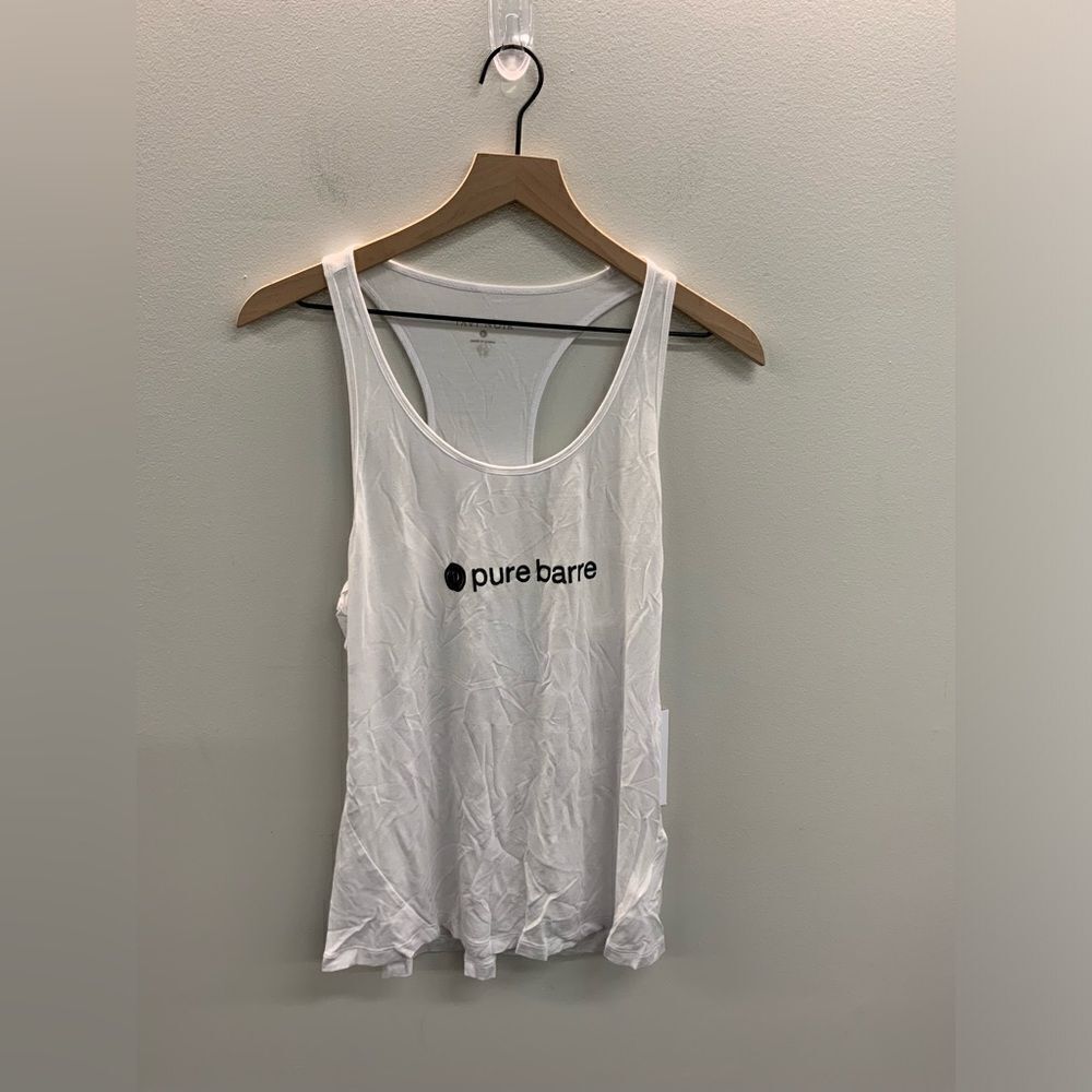 New Women’s Pure Barre Tavi Noir Racerback Tank Cloud Large